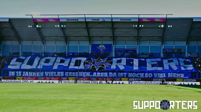 Paderborn Choreo gegen Freiburg