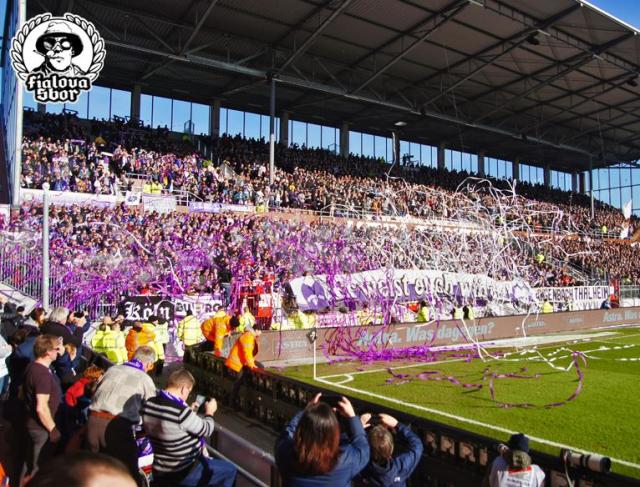 Erzgebirge Aue Choreo in St. Pauli