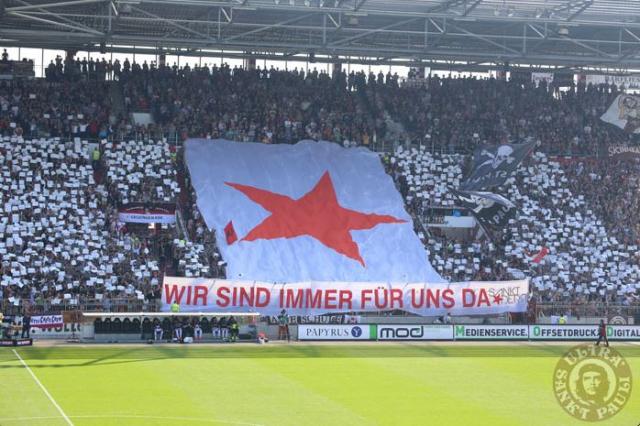 St. Pauli Choreo gegen Bielefeld