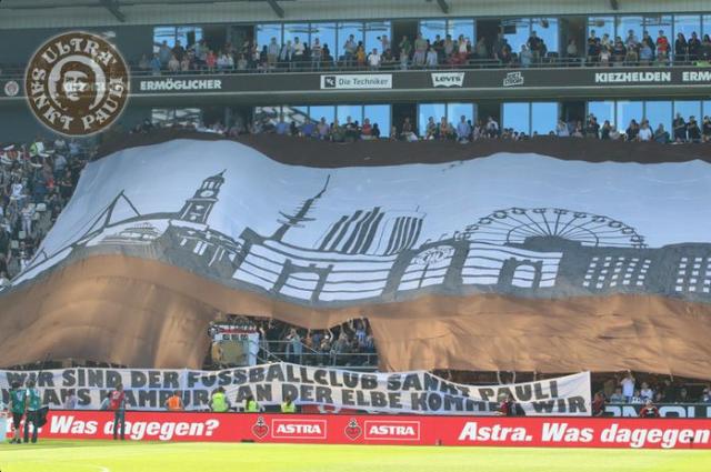 St. Pauli Choreo gegen Bielefeld