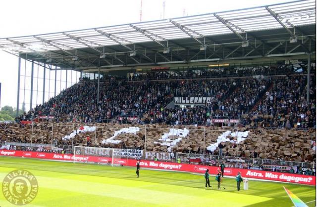 St. Pauli Choreo gegen Bochum