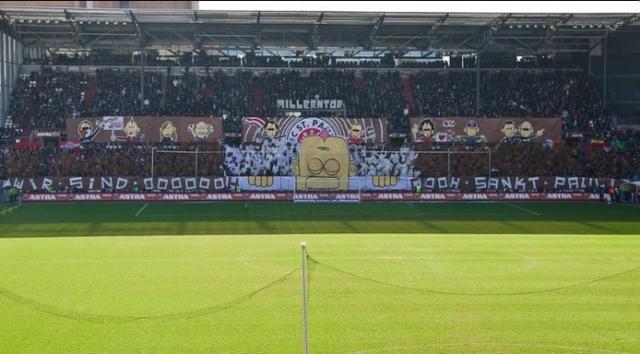 St. Pauli Choreo gegen Braunschweig