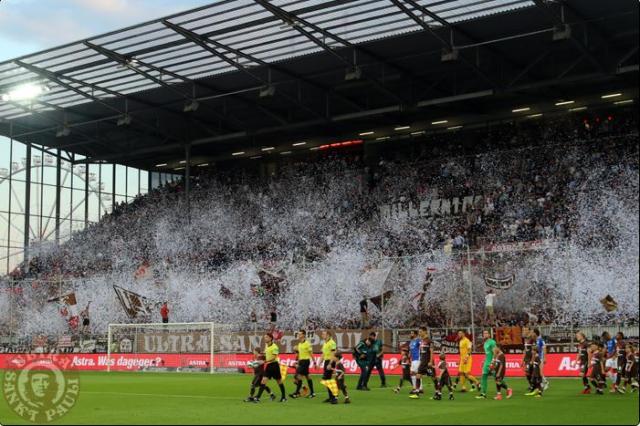 St. Pauli Choreo gegen Darmstadt