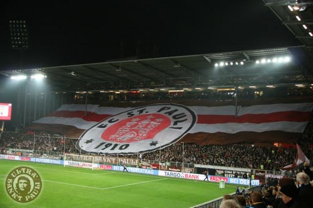 St. Pauli Choreo gegen Dortmund