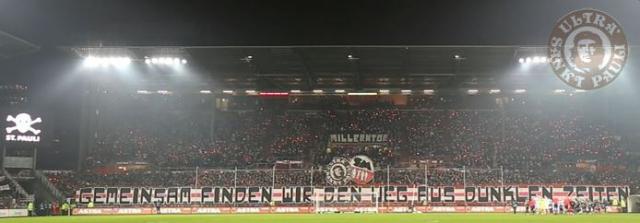 St. Pauli Choreo gegen den FSV Frankfurt