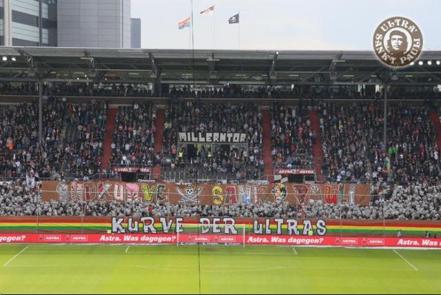 St. Pauli Choreo gegen Fürth