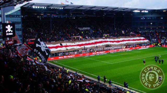 St. Pauli Choreo gegen Fürth