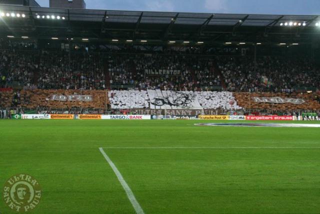 St. Pauli Choreo gegen Mönchengladbach