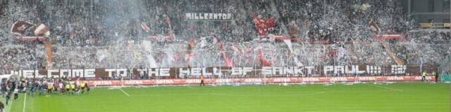 St. Pauli Choreo gegen den HSV