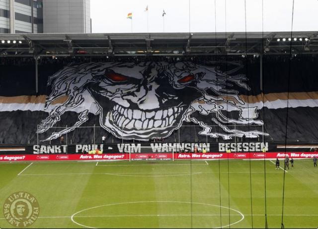 St. Pauli Choreo gegen den HSV
