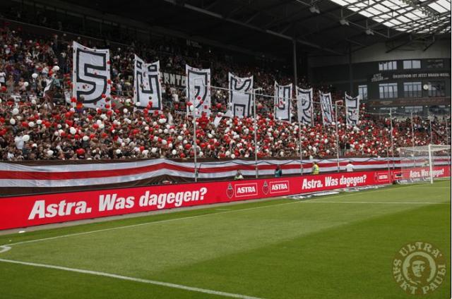 St. Pauli Choreo gegen Heidenheim