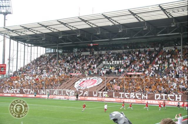 St. Pauli Choreo gegen Ingolstadt