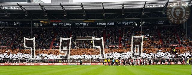 St. Pauli Choreo gegen Kaiserslautern
