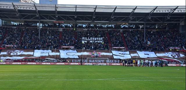 St. Pauli Choreo gegen Nürnberg