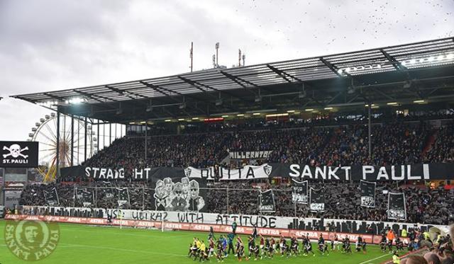 St. Pauli Choreo gegen Nürnberg