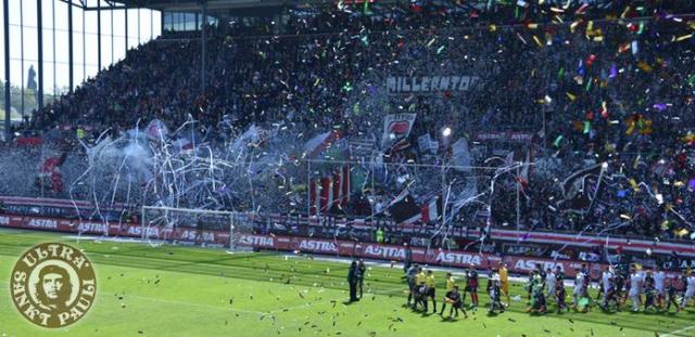 St. Pauli Choreo gegen Leipzig