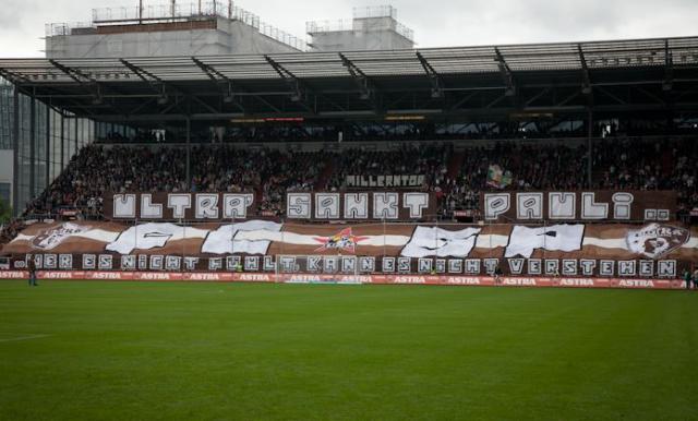 St. Pauli Choreo gegen Sandhausen