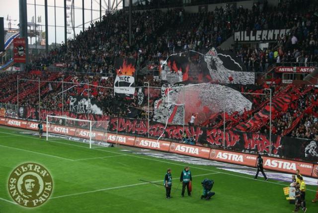 St. Pauli Choreo gegen Sandhausen