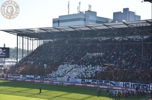 St. Pauli Choreo gegen Sandhausen