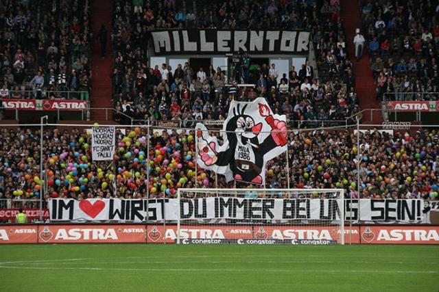 St. Pauli Choreo gegen 1860 München