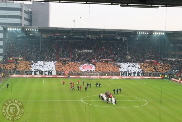 St. Pauli Choreo gegen Stuttgart