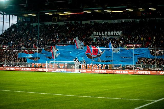 St. Pauli Choreo gegen Union Berlin
