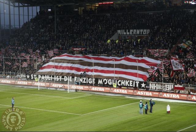 St. Pauli Choreo gegen Union Berlin