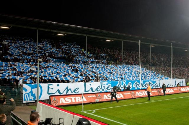 Schalke Choreo in St. Pauli 
