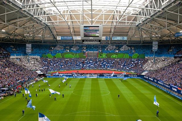 Schalke Choreo gegen Augsburg