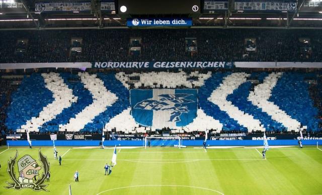 Schalke Choreo gegen Hannover