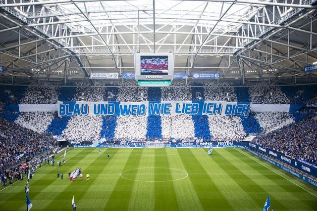 Schalke Choreo gegen Stuttgart