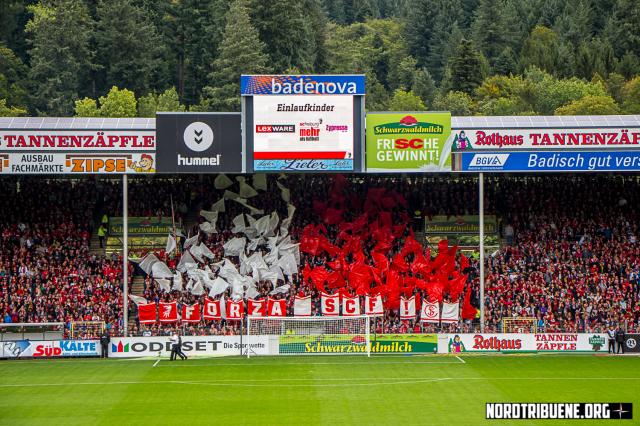 Freiburg Choreo gegen Dortmund