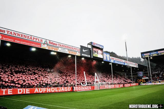 Freiburg Choreo gegen Frankfurt
