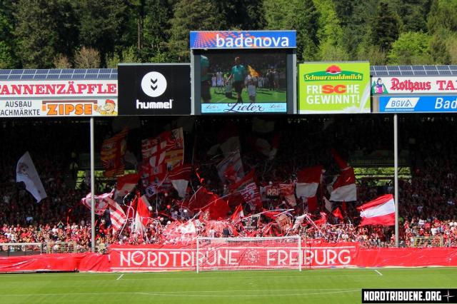 Freiburg Choreo gegen Ingolstadt