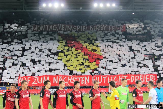 Freiburg Choreo gegen Karlsruhe