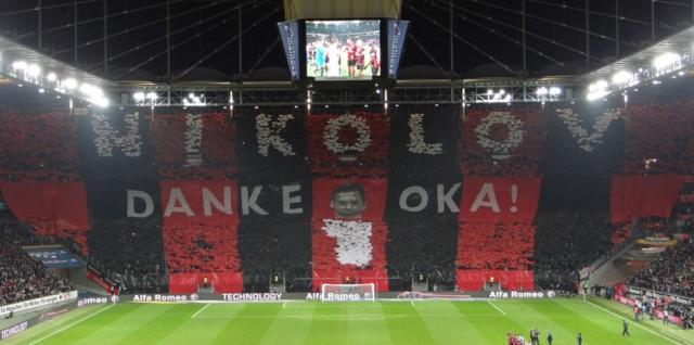 Frankfurt Choreo gegen Augsburg