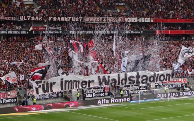 Frankfurt Choreo gegen Augsburg