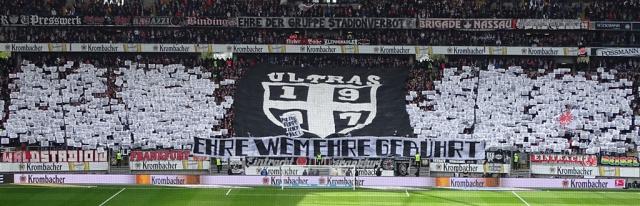 Frankfurt Choreo gegen Augsburg