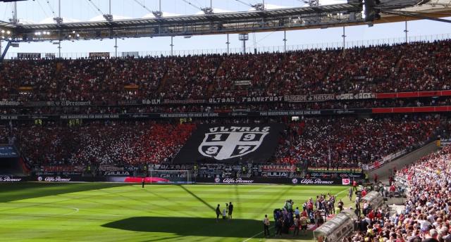 Frankfurt Choreo gegen Dortmund