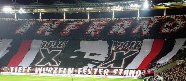 Frankfurt Choreo gegen Hoffenheim