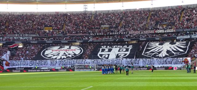 Frankfurt Choreo gegen Hoffenheim