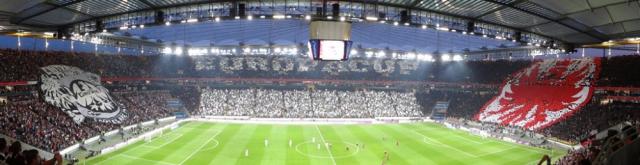 Frankfurt Choreo gegen Karabach Agdam