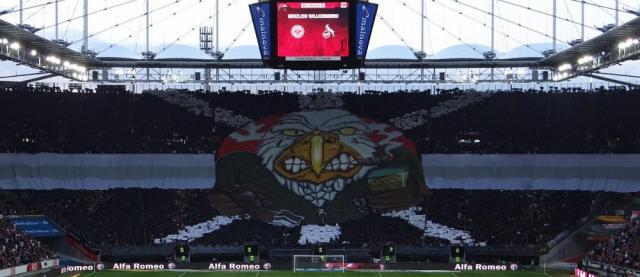 Frankfurt Choreo gegen Köln