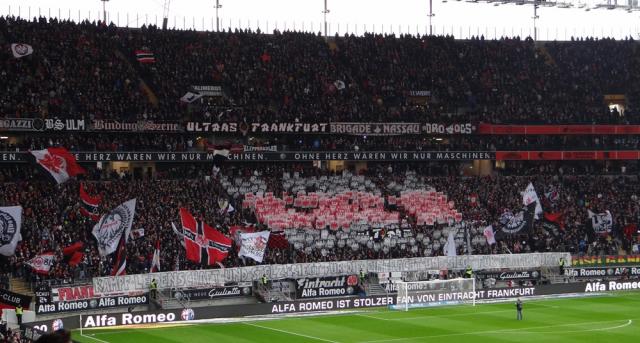 Frankfurt Choreo gegen Schalke