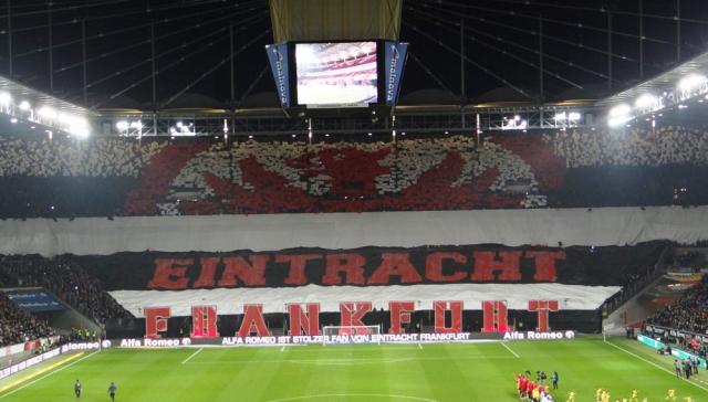 Frankfurt Choreo gegen Schalke