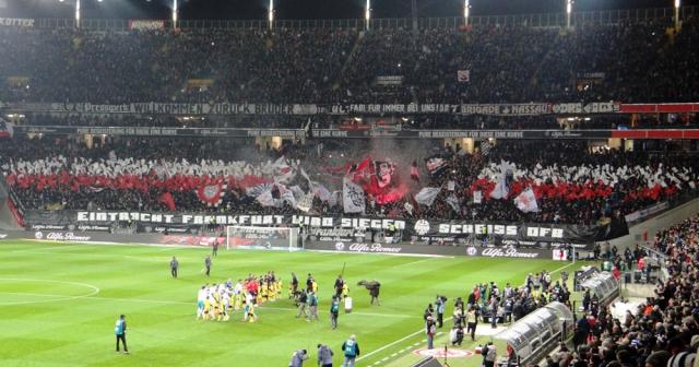 Frankfurt Choreo gegen Schalke