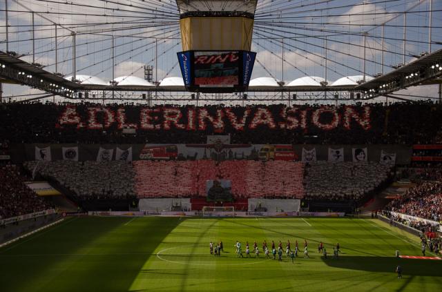 Frankfurt Choreo gegen Wolfsburg