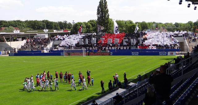 Frankfurt Choreo bei der U23 gegen Pfullendorf
