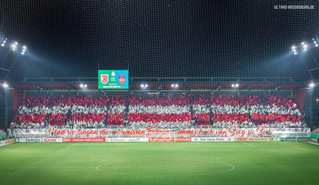 Regensburg Choreo gegen Heidenheim