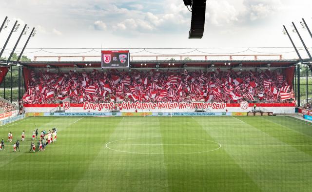 Regensburg Choreo gegen Ingolstadt